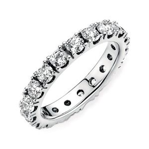 Pandora Sparkling Row Eternity Ring Size 7
